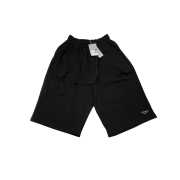 Undermycar Mu.16 Anti Fxxking Logo Play Oversized One Tuck Sweat Shorts Black