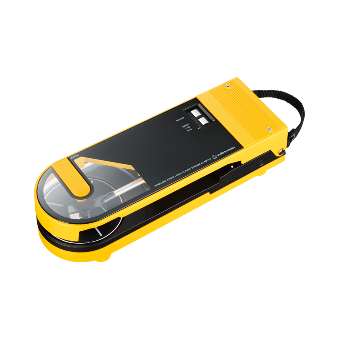 오디오테크니카 AT-SB727 휴대용 무선 블루투스 턴테이블 옐로우(Audio-Technica AT-SB727 Portable Bluetooth Turntable Yellow)