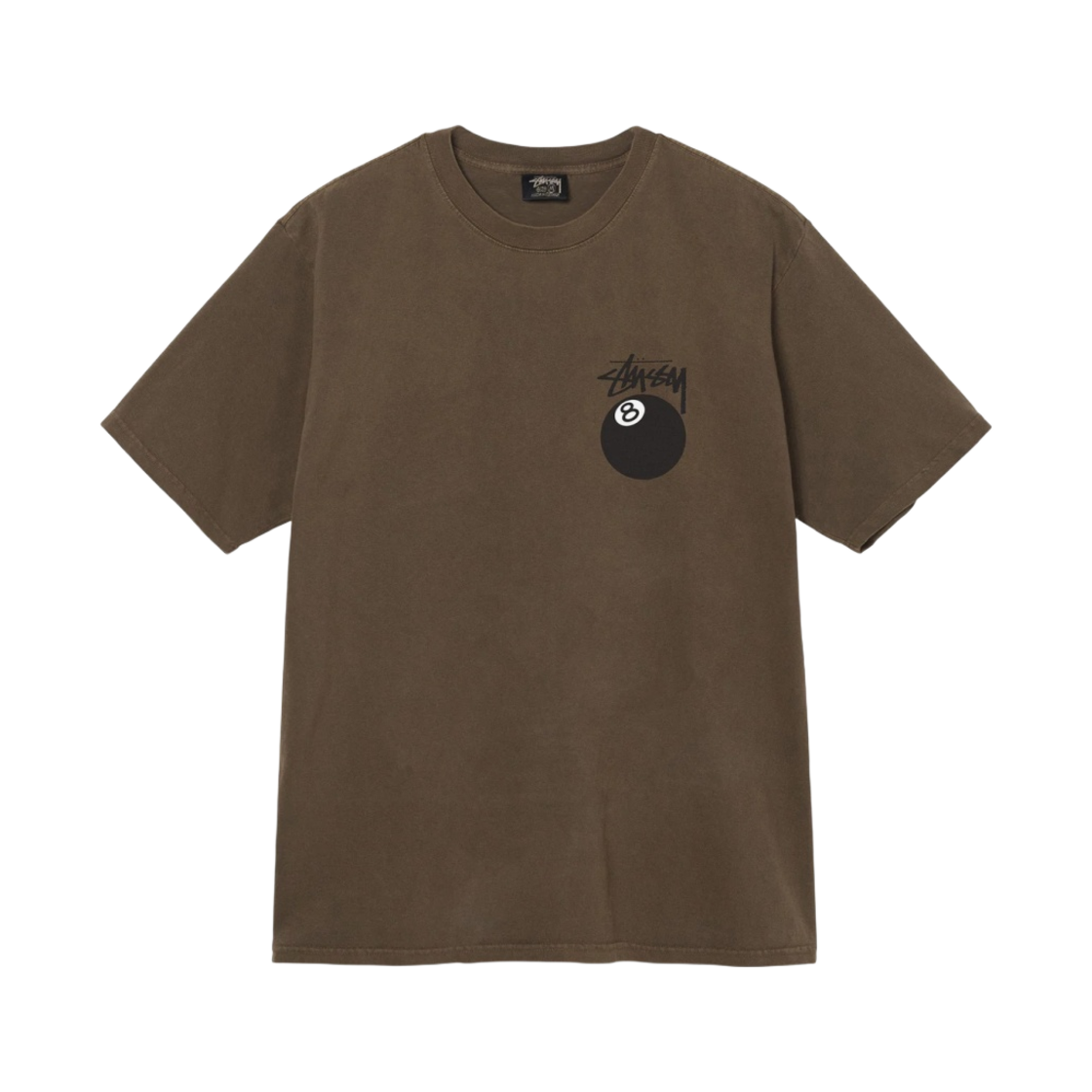 스투시 8볼 피그먼트 다이드 티셔츠 커피 - 22SS(Stussy 8 Ball Pigment Dyed T-Shirt Coffee - 22SS) - 2