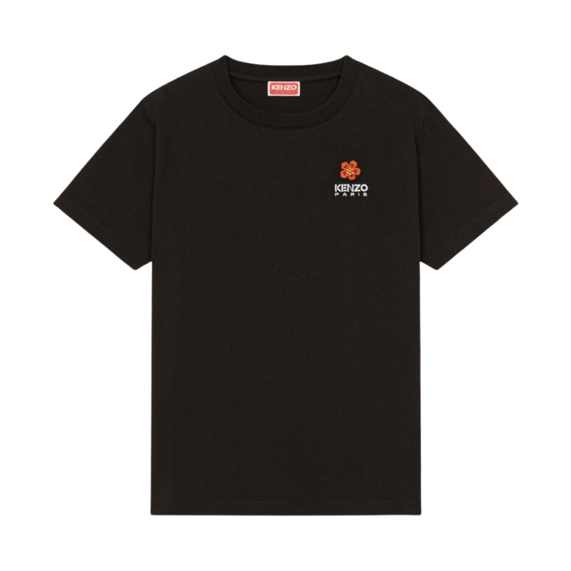 (W) 겐조 보케 플라워 크레스트 티셔츠 블랙((W) Kenzo Boke Flower Crest T-Shirt Black)