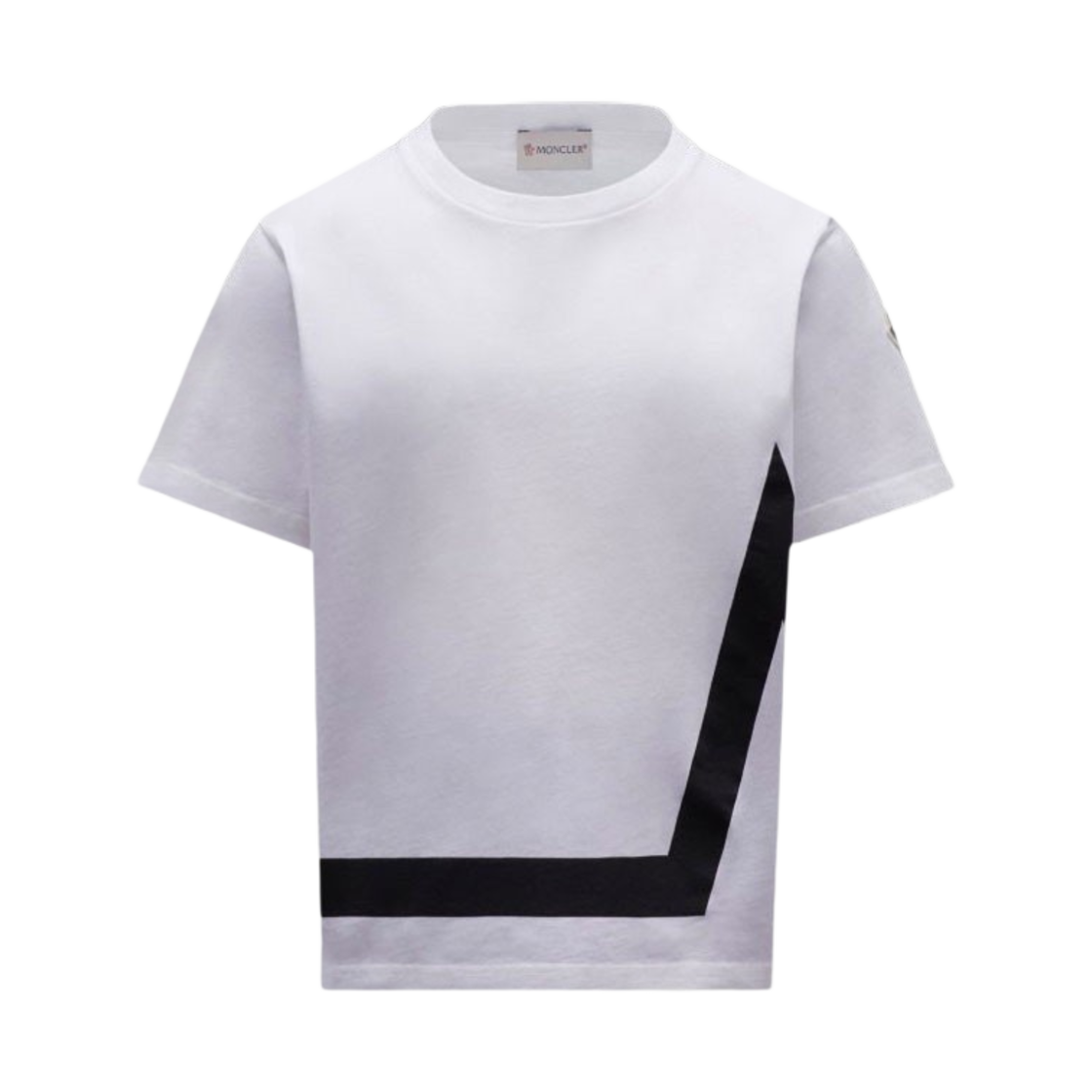 (키즈) 몽클레르 M 모티프 로고 티셔츠 밀크 화이트 - 22FW((Kids) Moncler M Motif Logo T-Shirt Milk White - 22FW) - 1