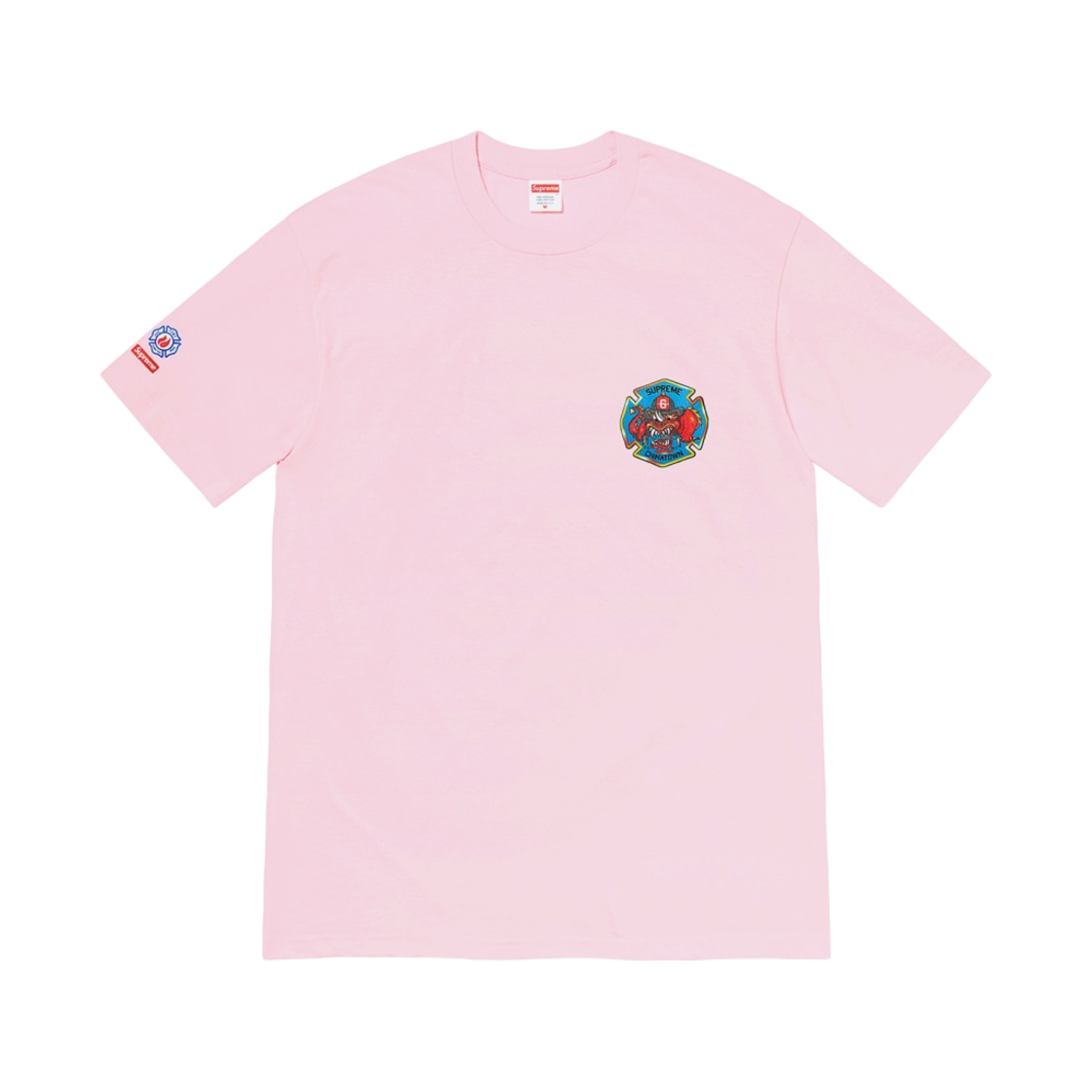 슈프림 FDNY 엔진 9 티셔츠 라이트 핑크 - 22FW(Supreme FDNY Engine 9 T-Shirt Light Pink - 22FW) - 2