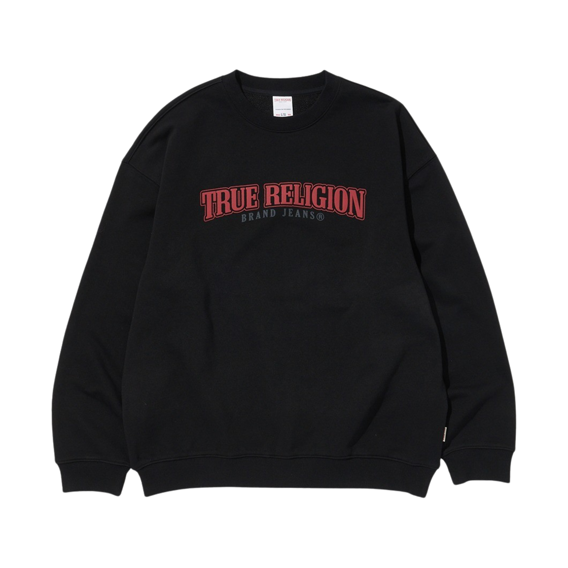 트루릴리젼 아치 로고 크루넥 블랙