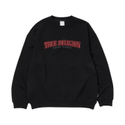 True Religion Arch Logo Crewneck Black