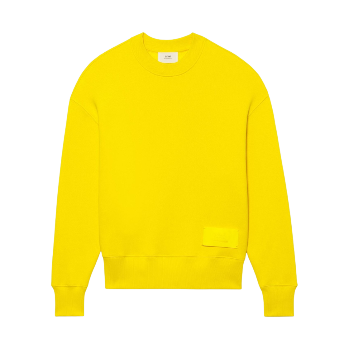 아미 알렉산드레 마티우시 스웨트셔츠 옐로우(AMI Alexandre Mattiussi Sweatshirt Yellow) - 1