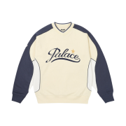 Palace Star Script Crew Soft White - 24SS