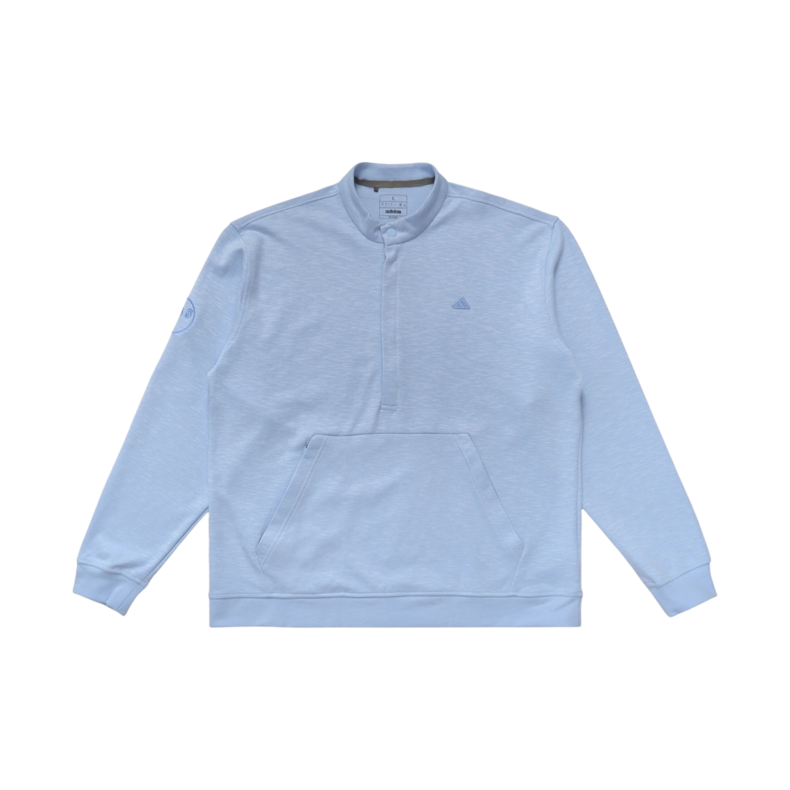 말본 골프 x 아디다스 고 투 쿼터 집업 스웨트셔츠 블루 던(Malbon Golf x Adidas Go-To Quarter-Zip Sweatshirt Blue Dawn) - 1