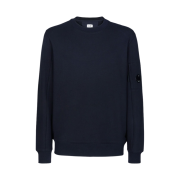 C.P. Company Diagonal Raised Fleece Crewneck Sweatshirt Navy - 22SS