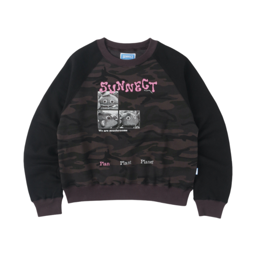 SNCT24FTO009BK Sunnect W.A.M. Raglan Sweatshirt Black