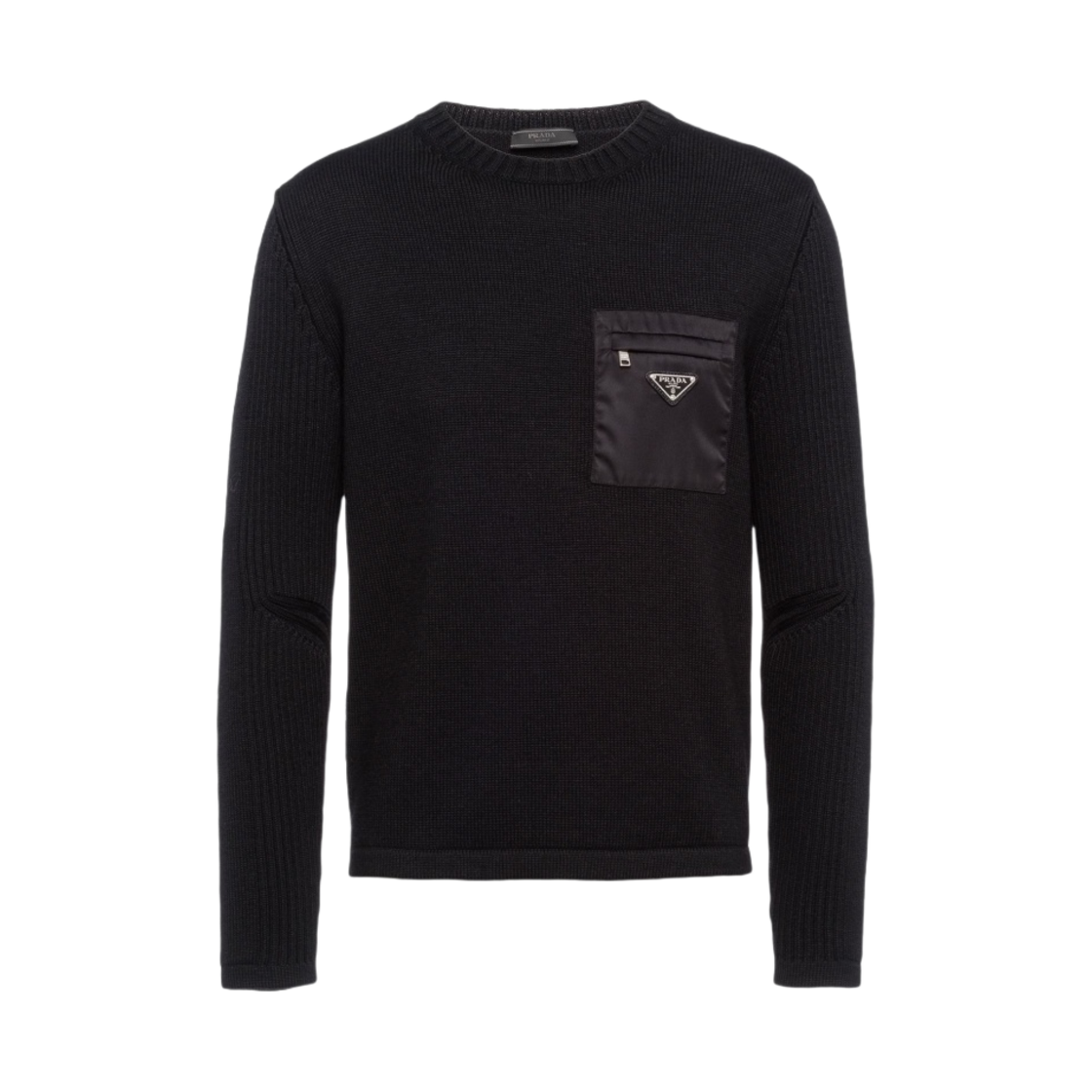 프라다 울 스웨터 블랙(Prada Wool Sweater Black)