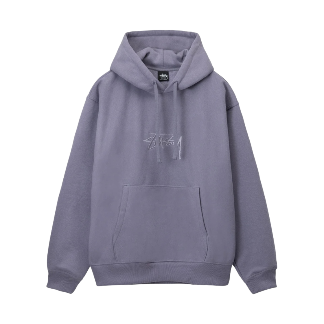 스투시 스탁 로고 아플리케 후드 모브(Stussy Stock Logo Applique Hoodie Mauve) - 1