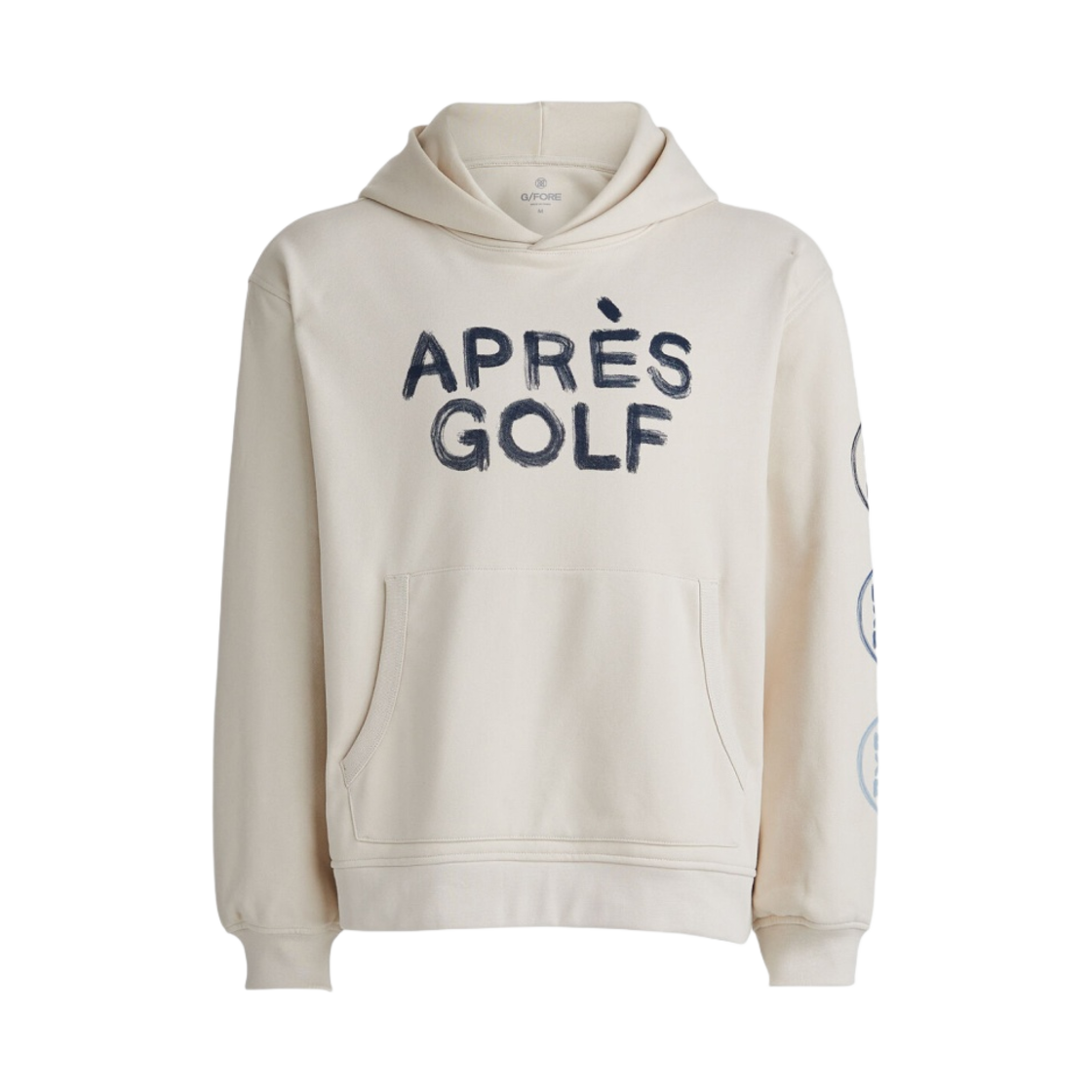 지포어 아프레 골프 프렌치 테리 후드 스톤(G/Fore Apres Golf French Terry Hoodie Stone) - 1