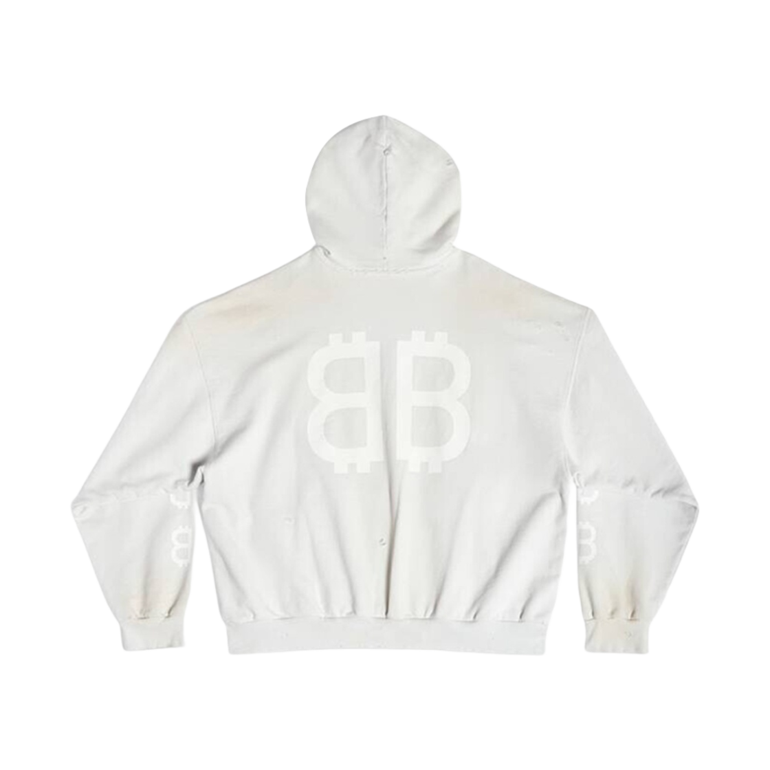 발렌시아가 크립토 후드 미디움 핏 화이트(Balenciaga Crypto Hoodie Medium Fit White) - 2