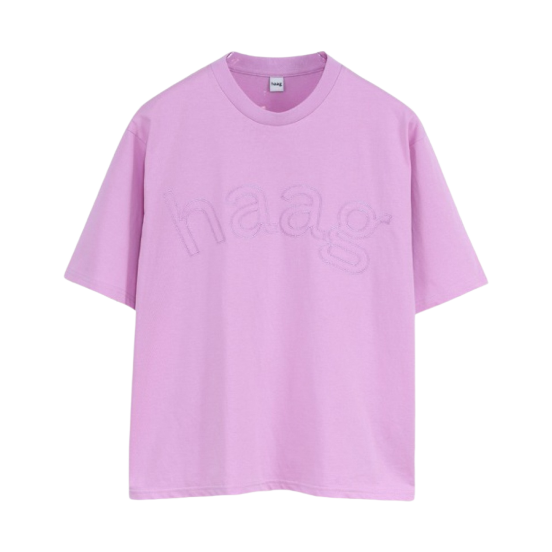 (W) 헤이그 어 글리터 박스 티셔츠 퍼플((W) Haag A Glitter Box T-Shrit Purple)
