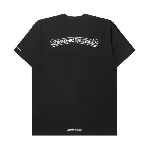 - Chrome Hearts Scroll Logo T-Shirt Black