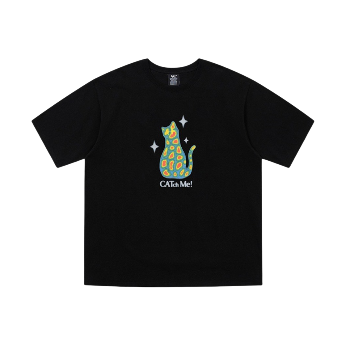 알디브이제트 캣치미 티셔츠 블랙(RDVZ CATch Me T-Shirt Black)