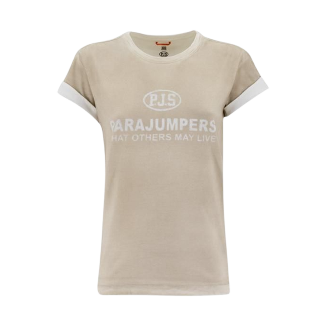 23SMPWTEEYS33693 (W) Parajumpers Spray Logo T-shirts Birch - 23SS