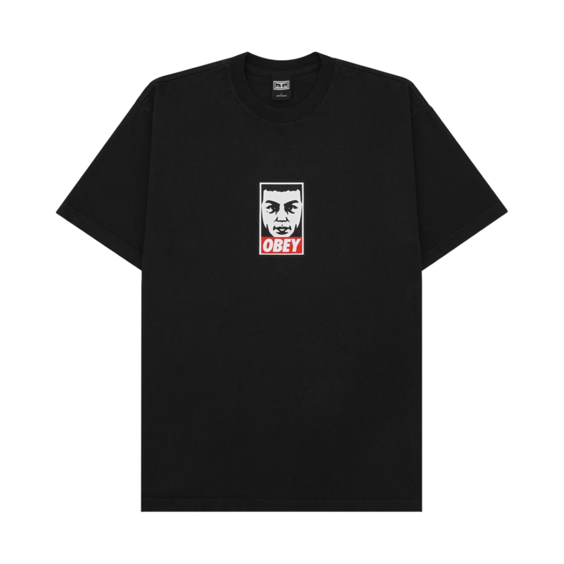 아이앱 스튜디오 x 오베이 빈지노 아이콘 티셔츠 오프 블랙