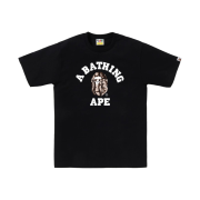 BAPE Trial Camo College T-Shirt Black Beige