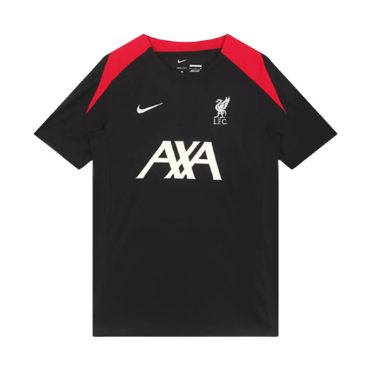Nike Liverpool FC Strike Dri-Fit Football Knit Top Black Gym Red (Non Marking Ver.)