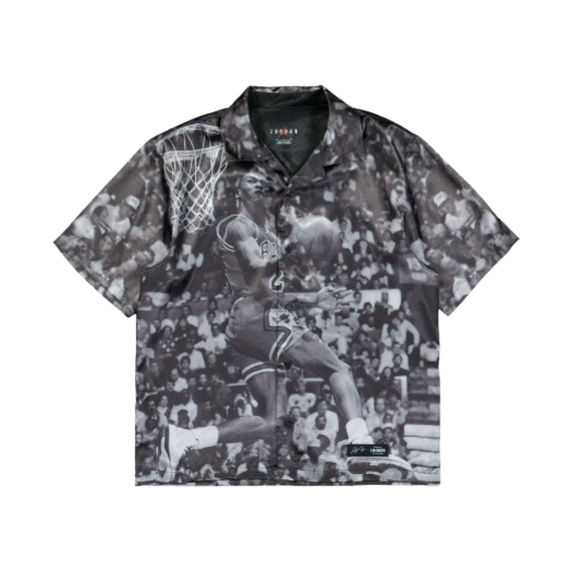 Jordan x A Ma Maniere Satin Button Up Shirt Black - Asia