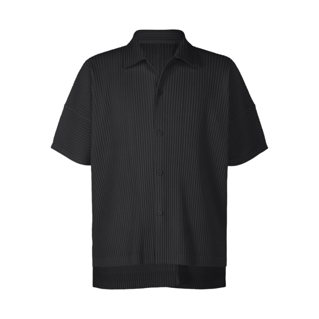 옴므 플리세 이세이 미야케 MC 줄라이 숏슬리브 셔츠 블랙(Homme Plisse Issey Miyake MC July Short Sleeve Shirt Black)