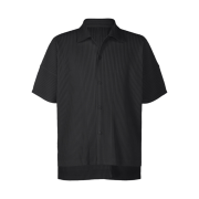 Homme Plisse Issey Miyake MC July Short Sleeve Shirt Black