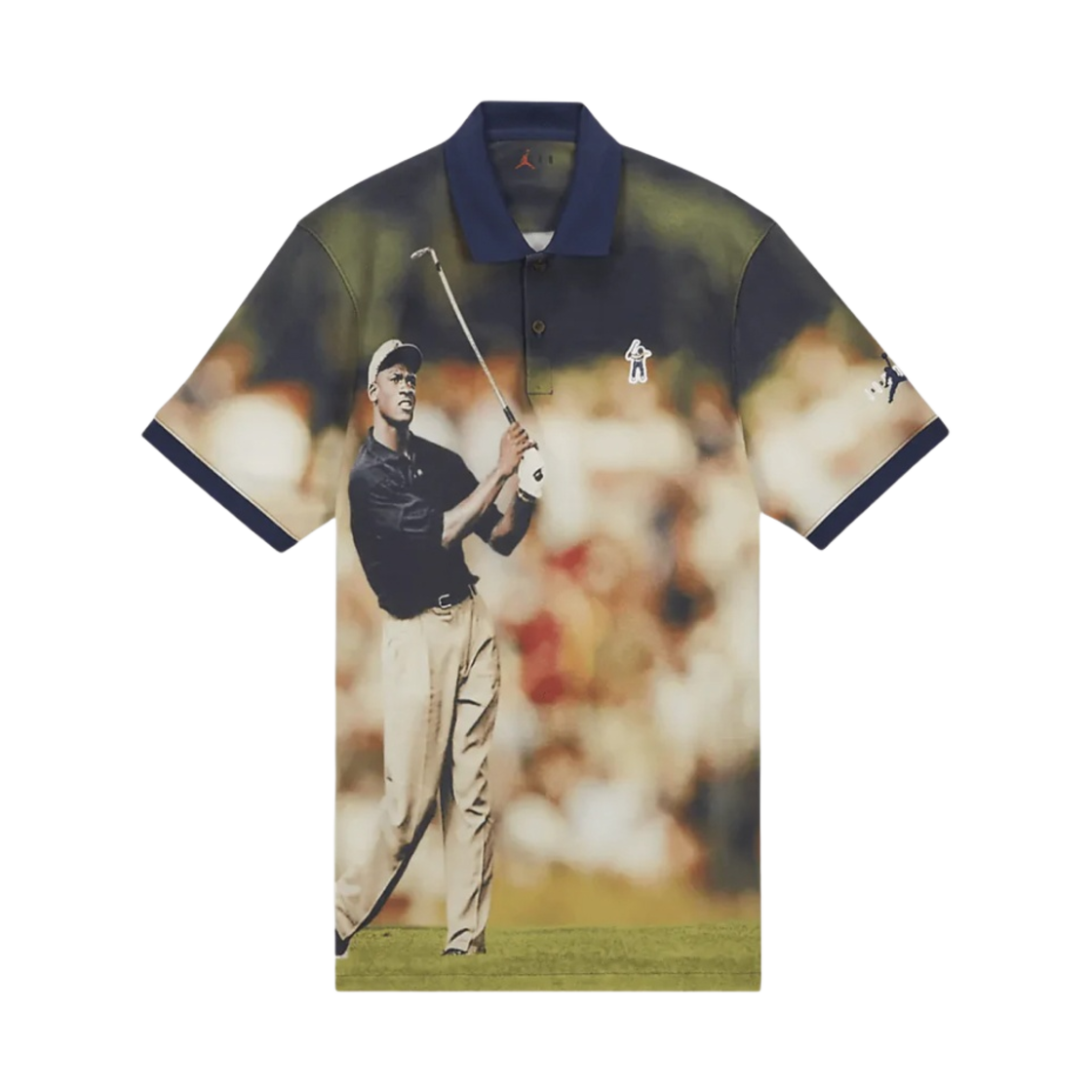 DV1901-410 Jordan x Eastside Golf AOP Polo Shirt Midnight Navy - Asia - 대표 이미지 #1