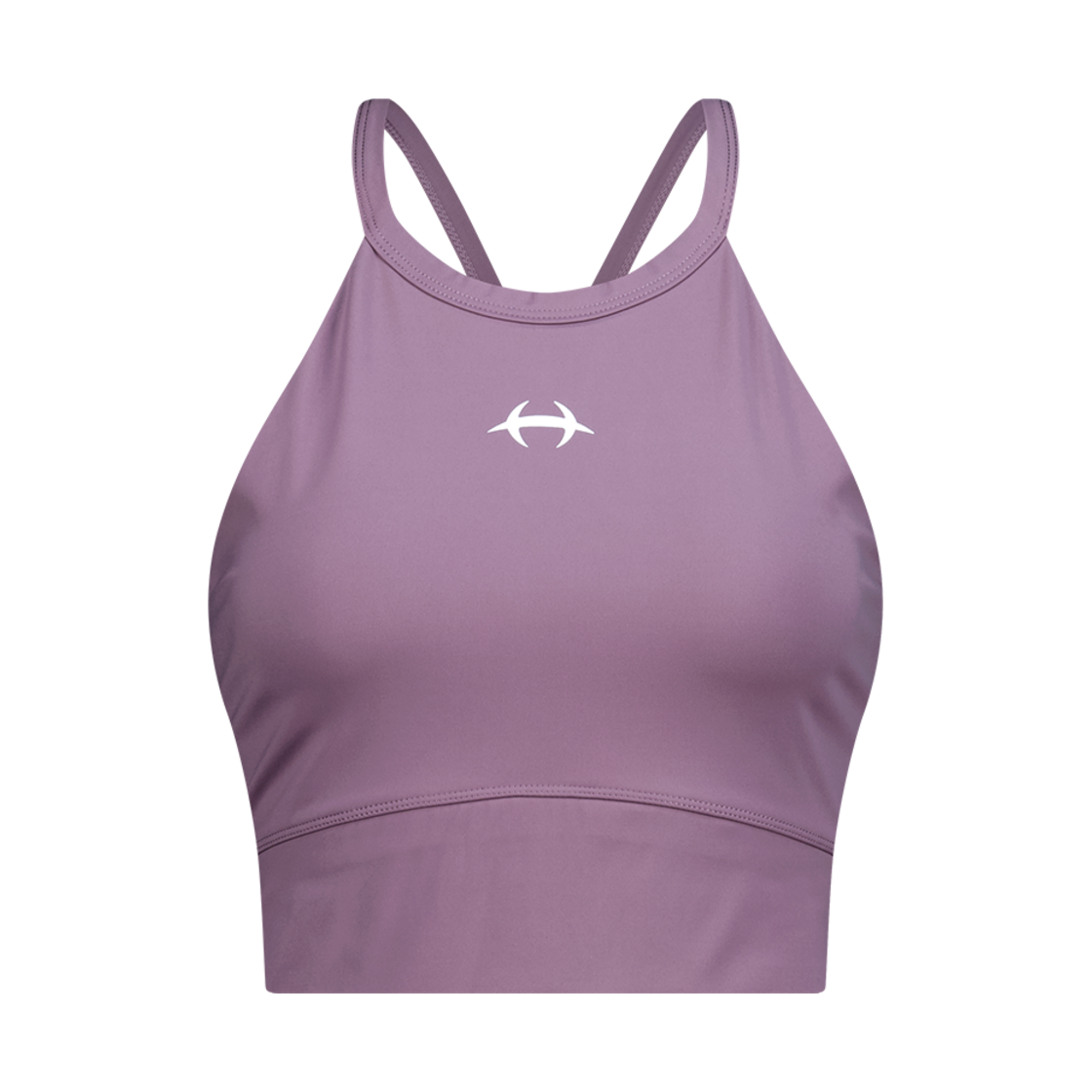 H252WSCBT020PL HDEX Womens Support Halterneck Bra Top Plum