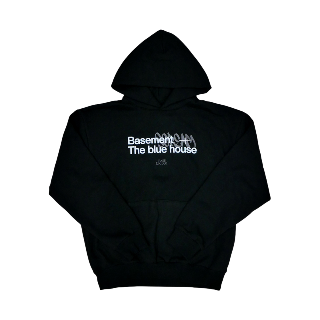 베이스크림 베이스먼트 후디 블랙(Basecream Basement Hoodie Black)