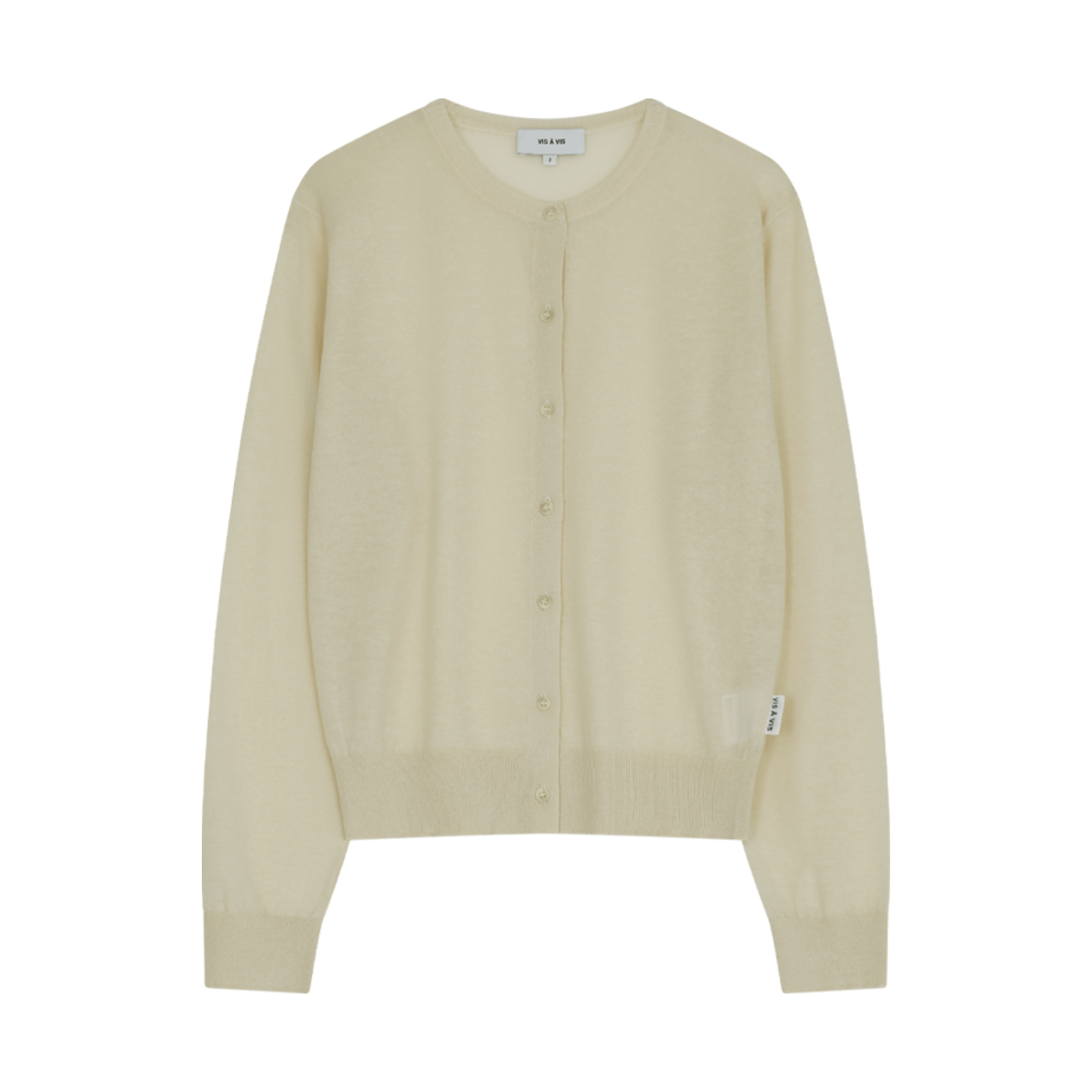 252-1805-02 VIS A VIS Cp Cardigan Knit Ivory