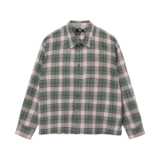 Stussy Mark Plaid Shirt Pink