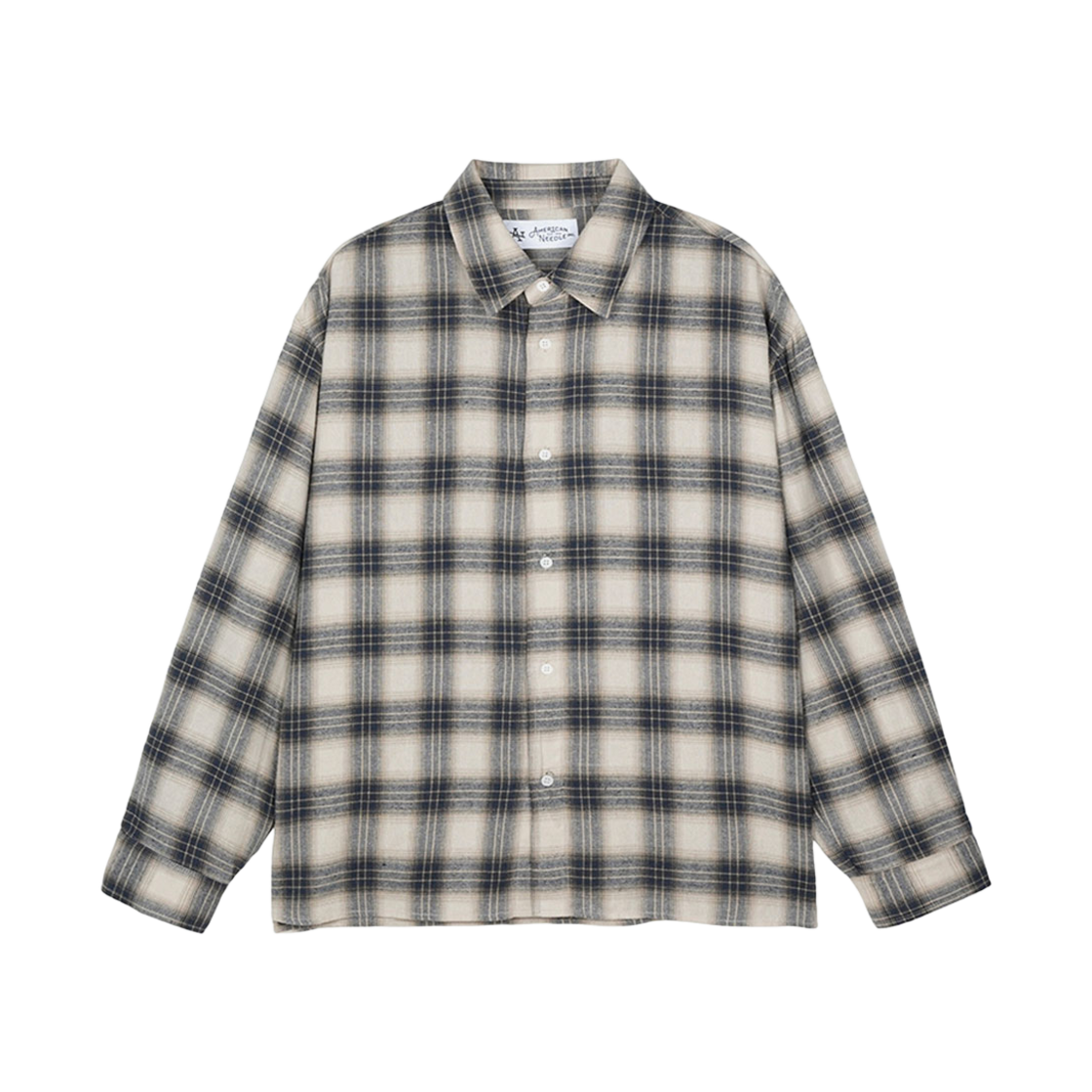 AN4FSH591IV American Needle Check Shirts Ivory