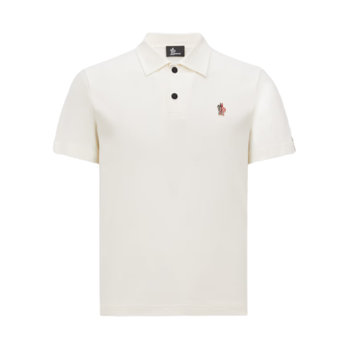 K1-097-8A00001-89AVZ-034 Moncler Logo Patch Polo Shirt White - 25SS