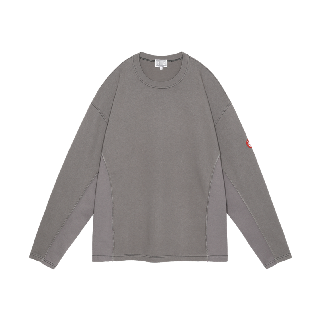 카브엠트 사이드 심 DBL 니트 롱슬리브 차콜 - 25SS(Cav Empt Side Seam DBL Knit Long Sleeve Charcoal - 25SS)