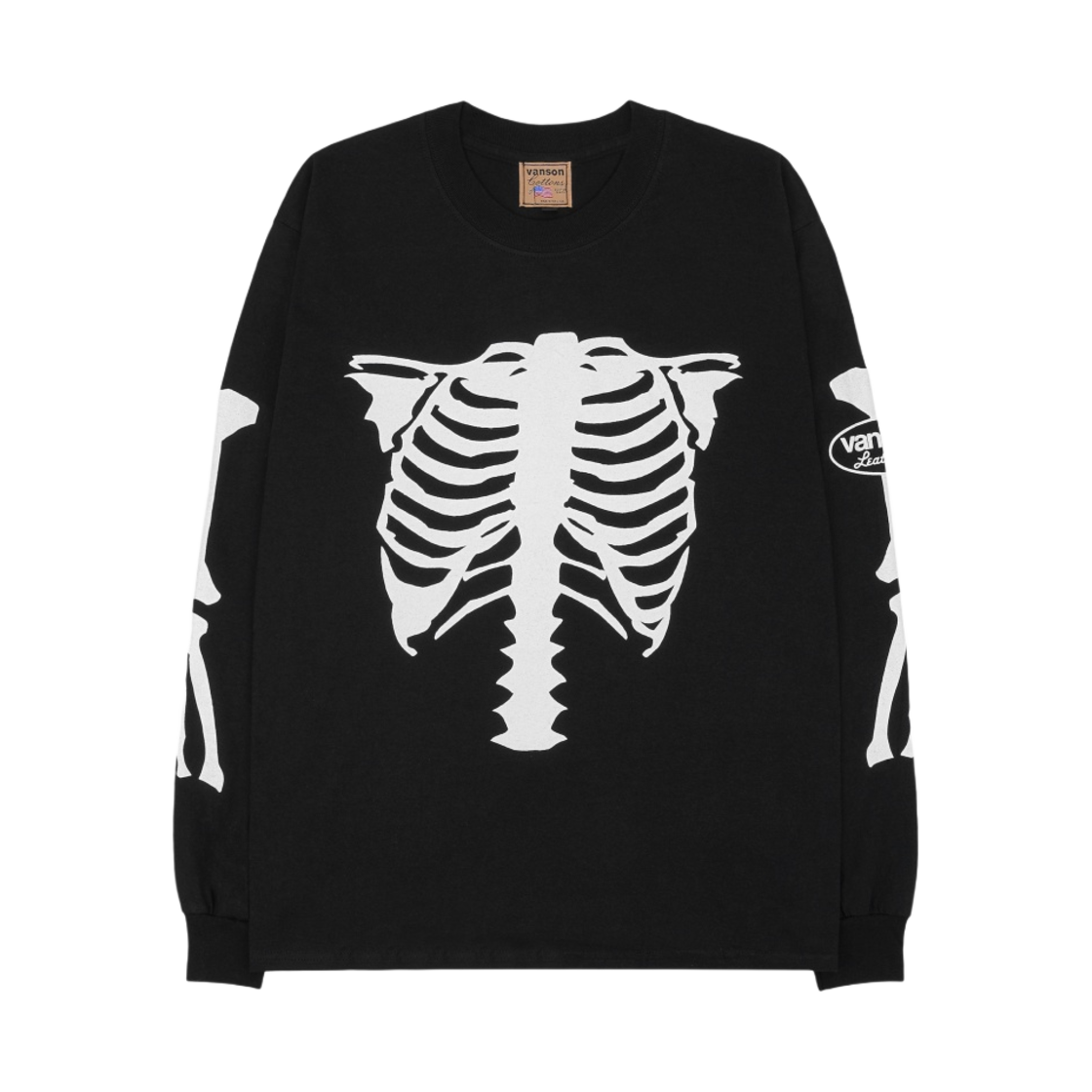 밴슨 T19 롱슬리브 티셔츠 블랙(Vanson T19 LS T-Shirt Black)