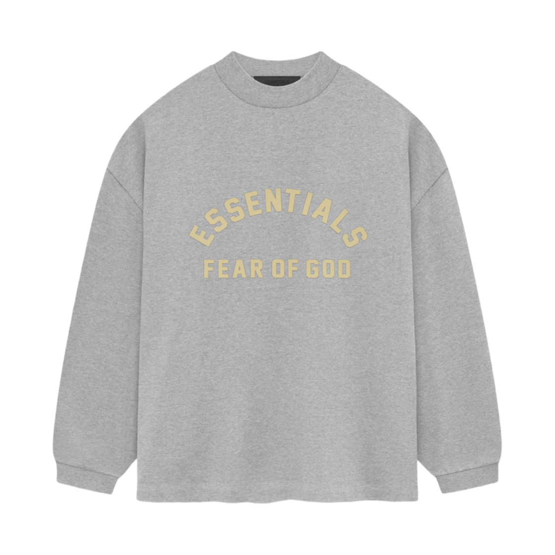 에센셜 헤비 저지 롱슬리브 티셔츠 라이트 헤더 그레이 - 24SS