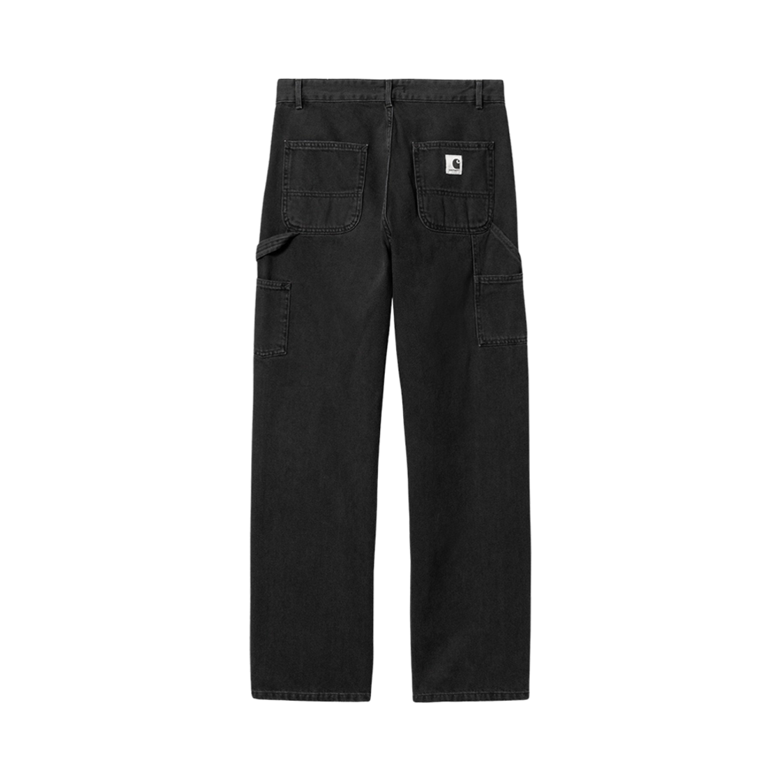 (W) 칼하트 WIP 블랙 스톤 워시드 피어스 팬츠 스트레이트 블랙 스톤 워시드((W) Carhartt WIP Black Stone Washed Pierce Pants Straight Black Stone Washed) - 2