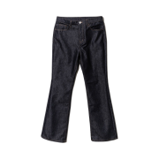 Punch Drunk Parties Backing Parties Raw Flare Jeans Dark Indigo
