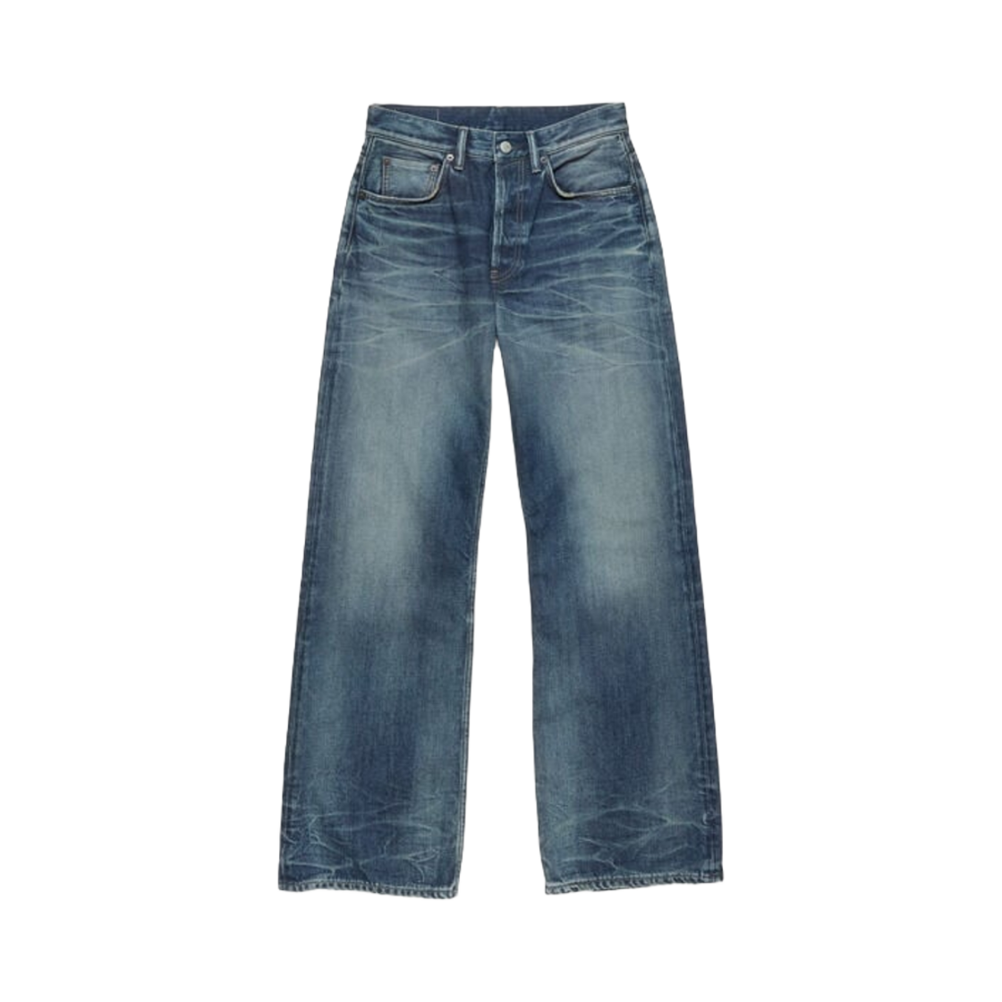 아크네 스튜디오 루즈 핏 진 2021M 미드 블루(Acne Studios Loose Fit Jeans 2021M Mid Blue)