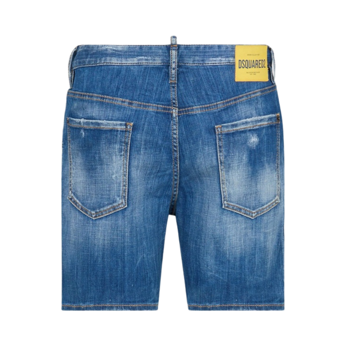 디스퀘어드2 미디움 더스티 워시 마린 쇼츠 네이비(Dsquared2 Medium Dusty Wash Marine Shorts Navy) - 2
