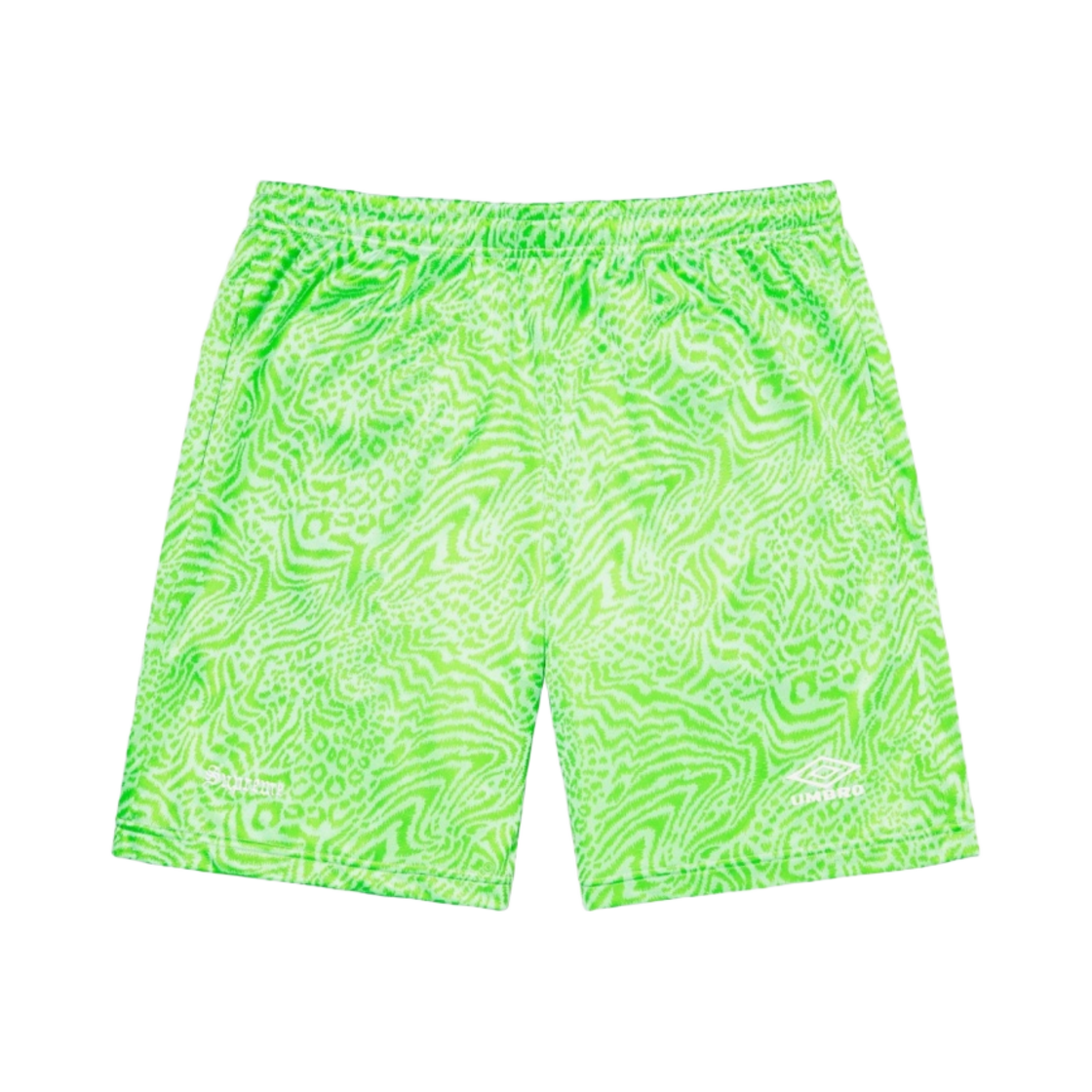 슈프림 x 엄브로 자카드 애니멀 프린트 사커 쇼츠 화이트 - 23SS(Supreme x Umbro Jacquard Animal Print Soccer Shorts White - 23SS) - 1