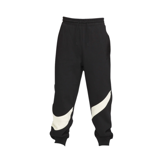 Nike Swoosh Fleece Pants Black Coconut Milk - Asia