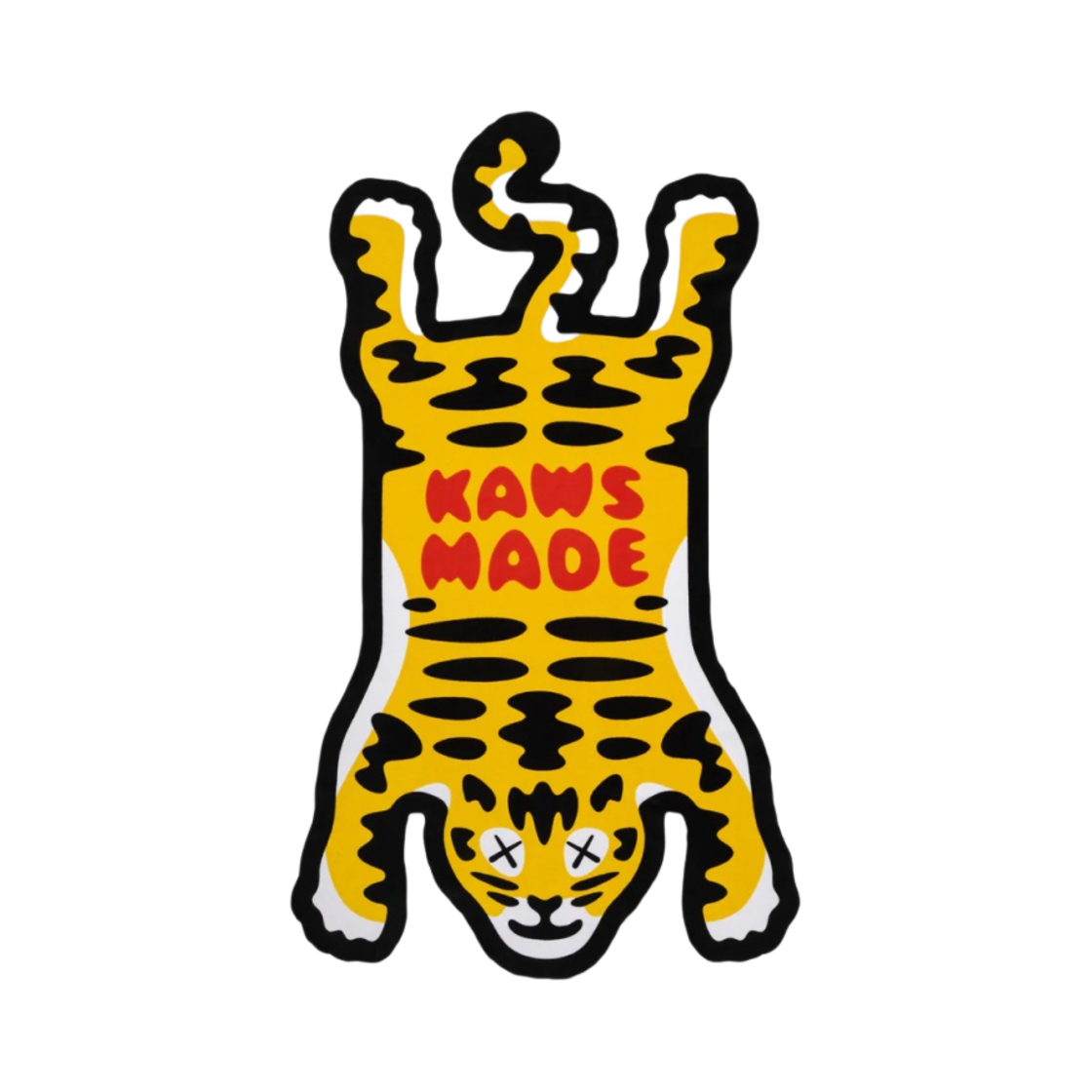 휴먼 메이드 x 카우스 비치 타월 옐로우 | Human Made | KREAM