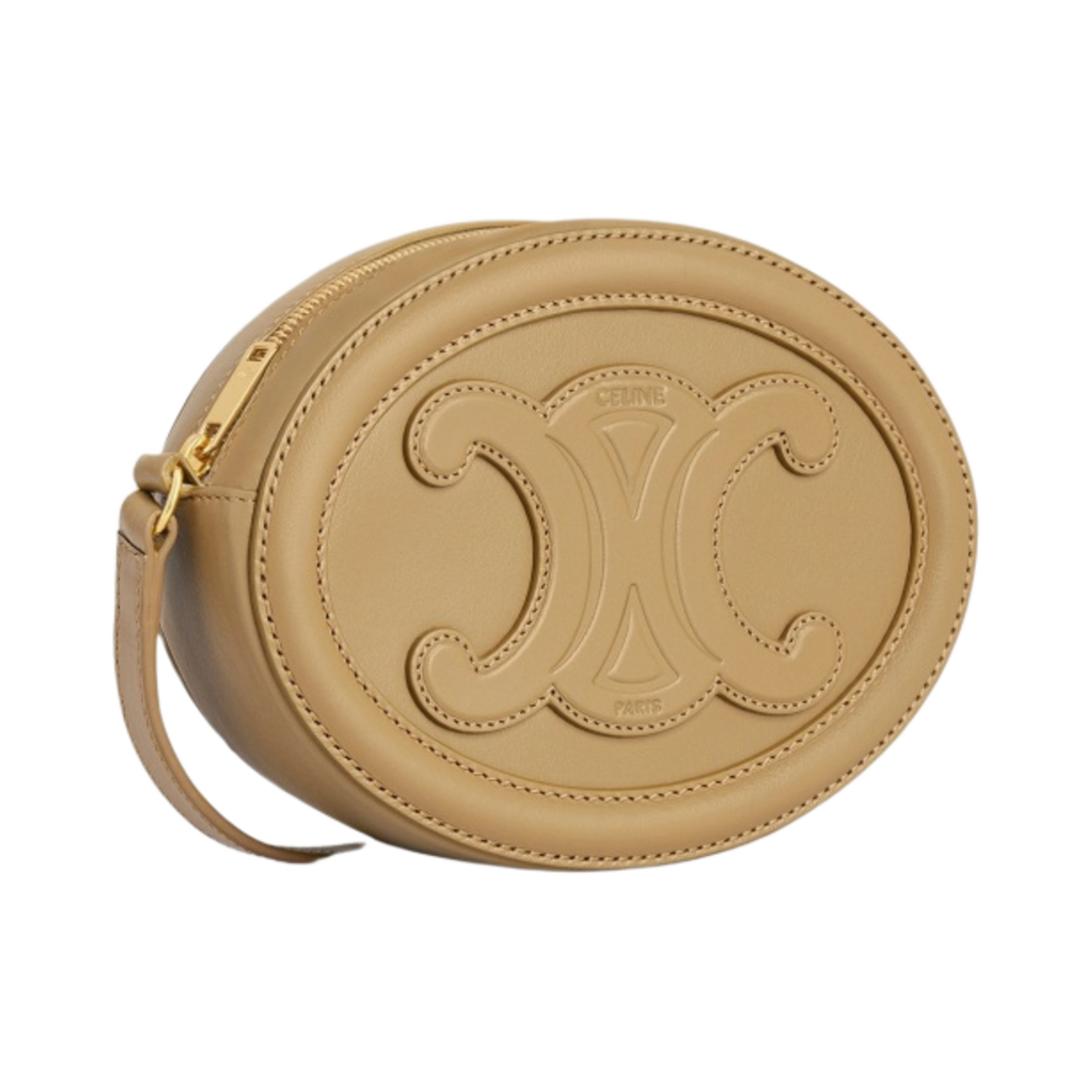 셀린느 스무스 카프스킨 크로스바디 오발 퍼스 레더 트리옹프 올리브(Celine Crossbody Oval Purse Cuir Triomphe in Smooth Calfskin Olive) - 2