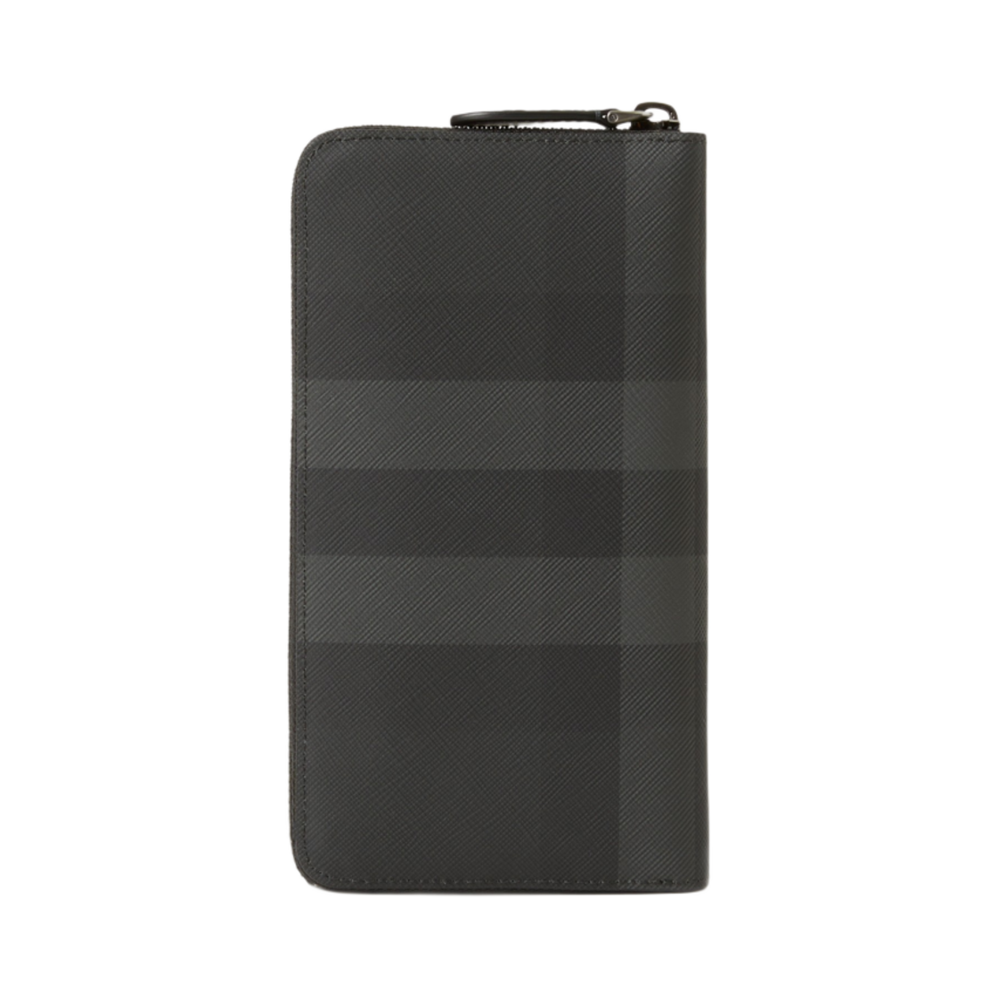 버버리 차콜 체크 앤 레더 집어라운드 지갑 차콜(Burberry Charcoal Check and Leather Ziparound Wallet Charcoal) - 2