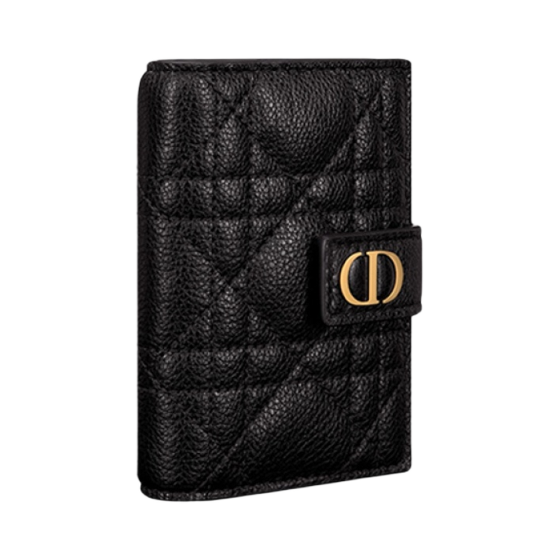 디올 카로 버티컬 카드 홀더 블랙 서플(Dior Caro Vertical Card Holder Black Supple) - 2
