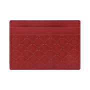 Gucci Micro GG Ssima Card Case Red