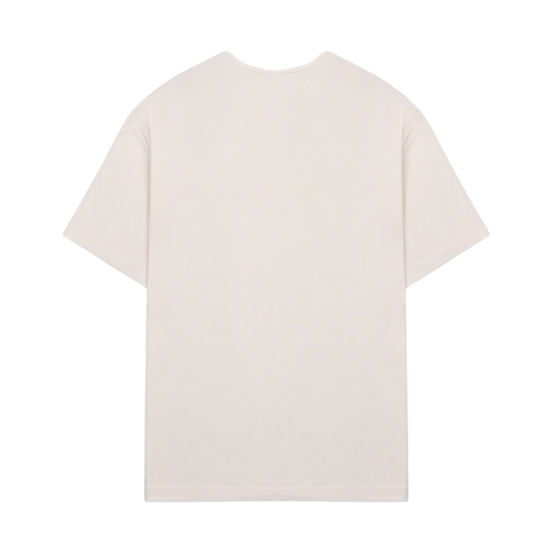 르메르 파인 립 저지 티셔츠 초크(Lemaire Fine Rib Jersey T-Shirt Chalk) - 2