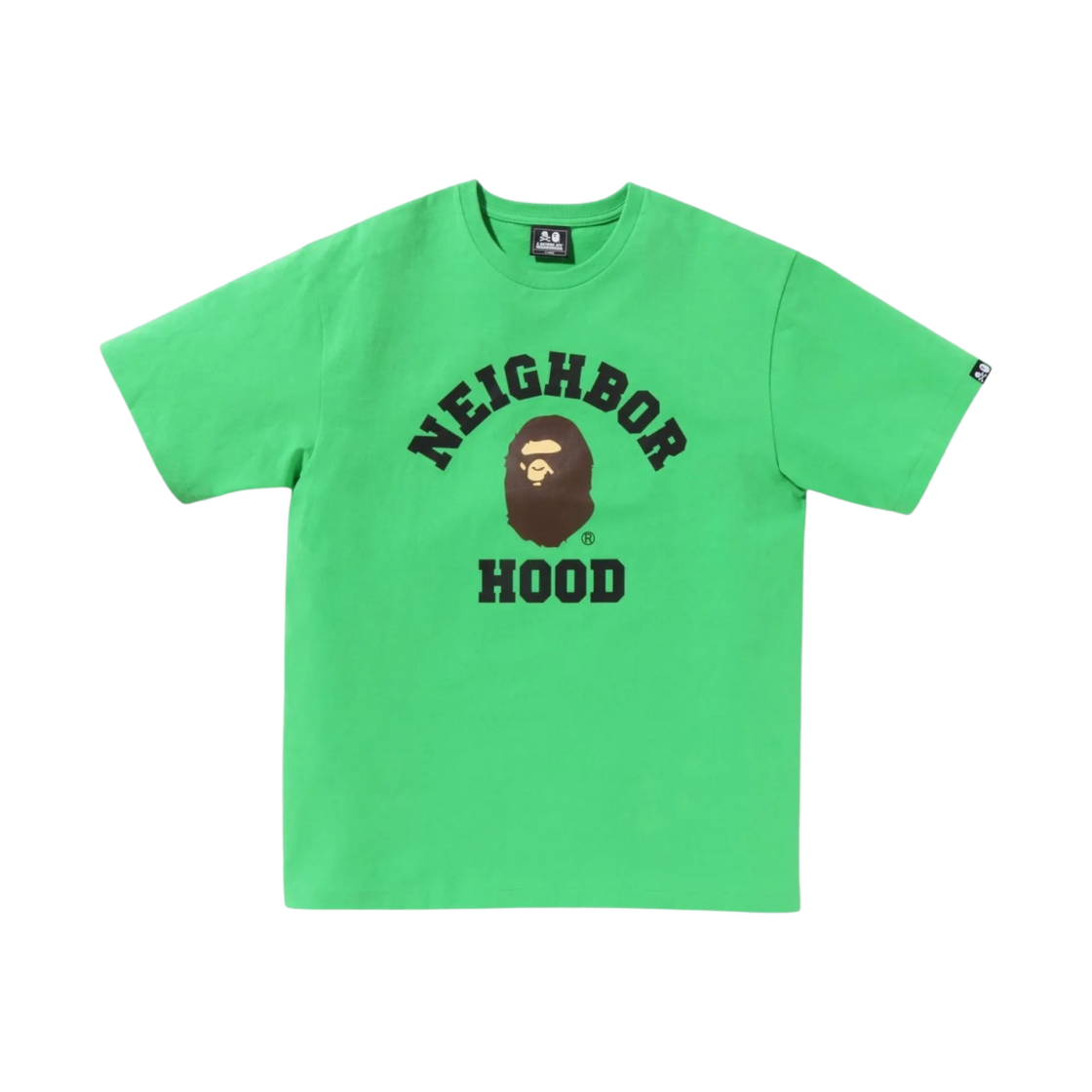 베이프 x 네이버후드 티셔츠 그린(BAPE x Neighborhood T-Shirt Green) - 1